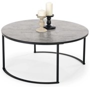 MACAO coffee table, gray / black DIOMMI V-CH-MACAO-LAW