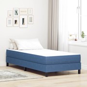 vidaXL Στρώμα με Σπείρες Pocket Μπλε Μεσαίο 80x200x20 εκ. Υφάσματος