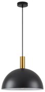 Φωτιστικό Οροφής Μονόφωτο Homelighting 77-8588 Gold/Black