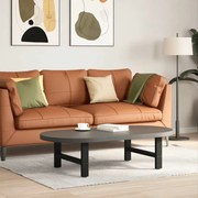 vidaXL Πόδια τραπεζιού σαλονιού Μαύρο 2 τεμ. 70x(30-31) εκ. Ατσάλι