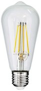 Λαμπτήρας Led Long 99056 Φ6,4x14cm E27 10W 1100lm Dimmable 4000K Clear Globostar 10W