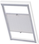 vidaXL Στόρι Σκίασης Πλισέ Λευκό P06/406