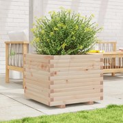 vidaXL Ζαρντινιέρα Κήπου 60x60x49,5 εκ από Μασίφ Ξύλο Πεύκου