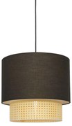 Φωτιστικό Οροφής Δίφωτο Aca Nisyros TF20832PB Black