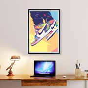 Πόστερ &amp; Κάδρο Colorful Sneakers KDS003A 21x30cm Εκτύπωση Πόστερ (χωρίς κάδρο)