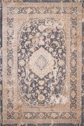 klonaras velvet 2222/Grey Beige Round 160 x 160