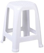 JELLO Σκαμπό Βοηθητικό Κήπου - Μπάνιου Στοιβαζόμενο, PP Απόχρωση Άσπρο