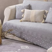 Ριχτάρι Warren-1 Grey Nef-Nef Πολυθρόνα 170x180cm Cotton-Polyester