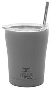 Θερμός Coffee Mug Save The Aegean Fjord Grey 350ml Estia 01-12441