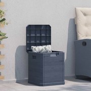 vidaXL Μπαούλο Αποθήκευσης Κήπου Ανθρακί 90 Λίτρα
