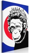 Πίνακας - Queen of Monkeys (1 Part) Vertical - 40x60