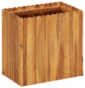 vidaXL Ζαρντινιέρα Υπερυψωμένη 50 x 30 x 50 εκ. από Μασίφ Ξύλο Ακακίας