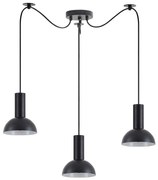 Φωτιστικό Οροφής Adept Tube 77-8556 40x40x300cm 3xE27 60W Black Homelighting