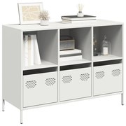 Σκευοθήκη Λευκό 101,5x39x73,5 cm Ατσάλι ψυχρής έλασης 851369