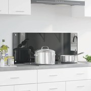 vidaXL Πίσω Πάνελ Κουζίνας Σκούρο γκρι 100 x 40 x 0.6 εκ.