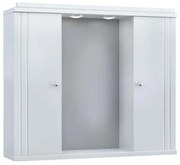 Καθρέπτης μπάνιου Drop 65 Διπλός Λευκός 65x15x58 εκ.