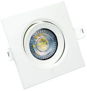 Χωνευτό Σποτ Φωτιστικό Οροφής LED CCT SMD 12W 3000K-6000K IP44 Λευκό Epistar 6448 Spotlight 6448 Λευκό