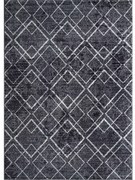 Χαλί "FAYNO" σε χρώμα σκούρο γκρι/λευκό 160x220 700-01316