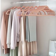Βελουτέ Κρεμάστρες Ρούχων (Σετ 20τμχ) Songmics Pink CRF20PK