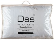 Μαξιλάρι Ύπνου Πούπουλο-Φτερό Elegant 1022 White Das Home 50Χ70 50x70cm Πούπουλο-Φτερό