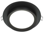 Χωνευτό Σποτ Φωτιστικό Οροφής 1xGX53 Hoop Maytoni-DL086-GX53-RD-B-Μαύρο DL086-GX53-RD-B