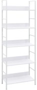 vidaXL Ραφιέρα 5 Επιπέδων Λευκή 60x27,6x158,5 εκ. Επεξεργασμένο Ξύλο