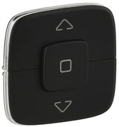 Πλακίδιο Διακόπτη Ρολών Μαύρο Valena Allure 755148 Legrand-755148-Μαύρο 755148