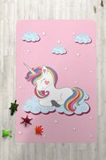Χαλί Παιδικό Unicorn 285 Pink DimCol 135X200cm