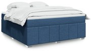 ΚΡΕΒΑΤΙ BOXSPRING ΜΕ ΣΤΡΩΜΑ ΜΠΛΕ 180X200 ΕΚ. ΥΦΑΣΜΑΤΙΝΟ 3285497