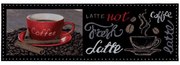 Χαλάκι Κουζίνας Cook &amp; Wash 315 Coffee Latte 50X150cm Black-Red Sdim 50Χ150 Polyamide