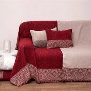 Μαξιλάρι Διακοσμητικό (Με Γέμιση) 2212 Bordo Viopros 32x52 Chenille