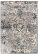 Κλασικό Χειμερινό Χαλί Vintage 23340-953 ΓΚΡΙ-ΜΠΛΕ 166 x 236