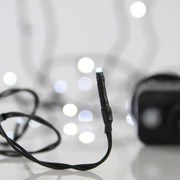 ΣΕΙΡΑ, 100 LED 3mm, 31V, 8 ΠΡΟΓΡΑΜΜΑΤΑ, ΜΕΤΑΣΧΗΜΑΤΙΣΤΗ ΜΕ ΜΝΗΜΗ, ΠΡΟΕΚΤΑΣΗ ΠΑΡΟΧΗΣ 300cm, ΠΡΑΣΙΝΟ ΚΑΛΩΔΙΟ, ΛΕΥΚΟ LED,ΑΝΑ 5cm,ΙΡ44