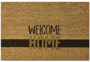 Πατάκι Εισόδου Coco Gold 910 Welcome Home 40X60cm Beige-Black Sdim 40Χ60