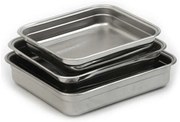 Ταψί Ορθογώνιο 87.AT/1B 34x29cm Inox Ανοξείδωτο Ατσάλι
