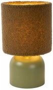 Φωτιστικό Επιτραπέζιο Lucide 10516-01-33 WOOLLY Πράσινο (Green)|Μαύρο Ματ (Black Mat)
