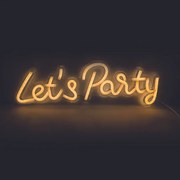 LET'S PARTY 125 NEON LED ΛΑΜΠ USB ΚΑΛ 2m ΘΕΡΜΟ IP20 41x1,6x13,5cm ACA X131251716