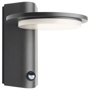 LED SMD WALL SENSOR LUMINAIRE 7W 440LM 145° 230V AC 3.000K DARK GREY CRI80 IP54 30.000HRS ACA LG8205GPIR