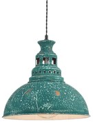 Φωτιστικό Οροφής Vintage KS198435PTR Green Μέταλλο