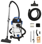 Ηλεκτρική Σκούπα Υγρής / Ξηρής Απορρόφησης 1200 W Ασημί 30 Λ