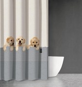 ΚΟΥΡΤΙΝΑ ΜΠΑΝΙΟΥ 180x200cm SAINT CLAIR - ANIMALS 204