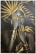 Πίνακας Σε Καμβά Umone Inart 80X3X120 εκ 301-000009 301-000009