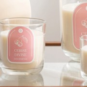 Κερί Αρωματικό 210gr (Φ8.3x9) A-S Floa Cherry 207012E