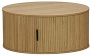 Τραπέζι σαλονιού Scandi MDF φυσικό Φ80x35.5εκ 80x80x35.5 εκ.