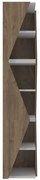 Ραφιέρα Δαπέδου Arrow 875ZNA4622 31,8x31,8x165cm Walnut-White