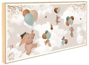 Παιδικό Κάδρο Μπαλόνια KDP220 30x60cm