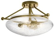 Πλαφονιέρα Φωτιστικό Οροφής 3xE14 Belle Quintiesse Elstead Lighting-QN-BELLE-SF-BNB-Ορείχαλκος QN-BELLE-SF-BNB