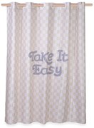 Κουρτίνα Μπάνιου (180x180) Με Τρουκς Nef-Nef Homeware Easy