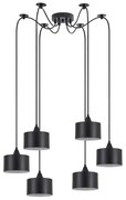 SE21-BL-B10-BL6-MS1 ADEPT PENDANT Black Metal Shade+