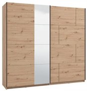 ΝΤΟΥΛΑΠΑ ALERIA 220 OG h205 ARTISAN OΑΚ ΧΡΩΜΑ 220x61x205εκ 11014560